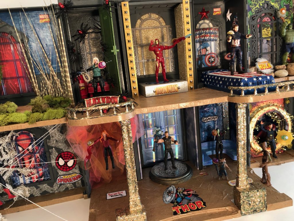 avengers doll house