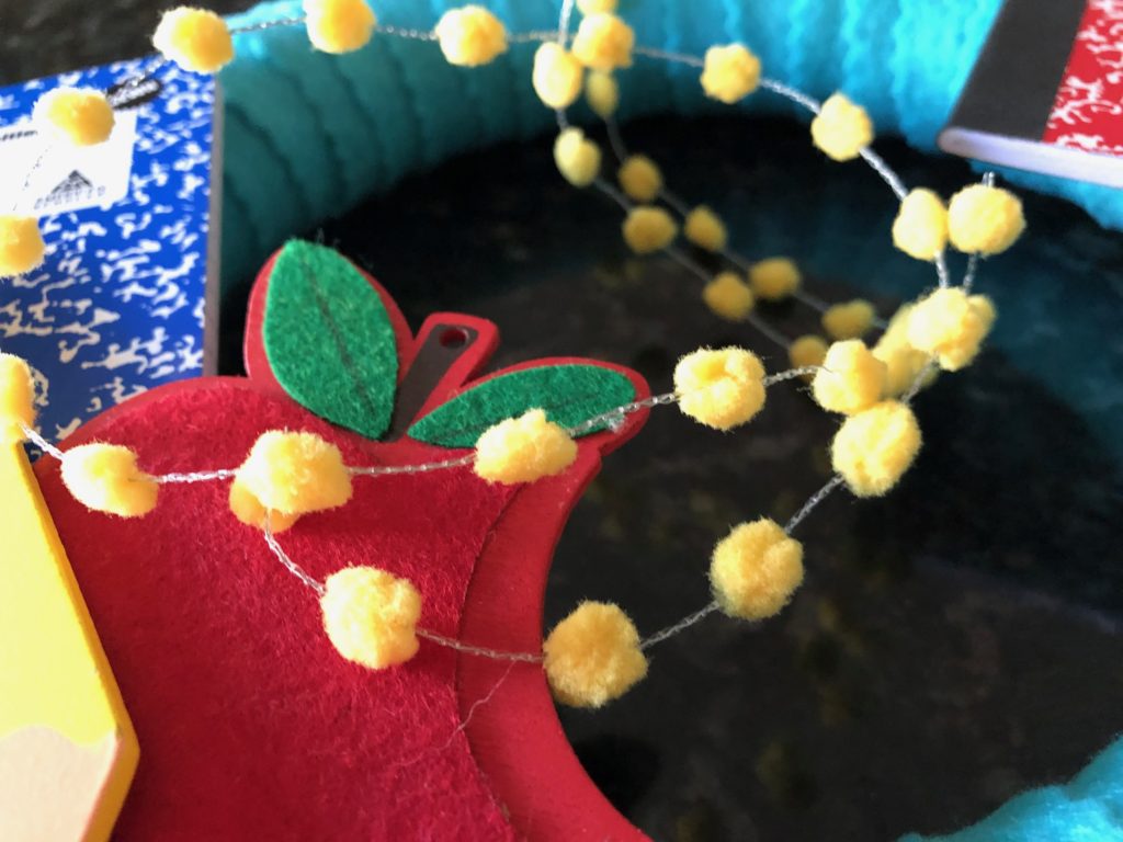 Back to School Wreath with Felt and Dollar Bin Items - CATHIE FILIAN's  Handmade Happy Hour