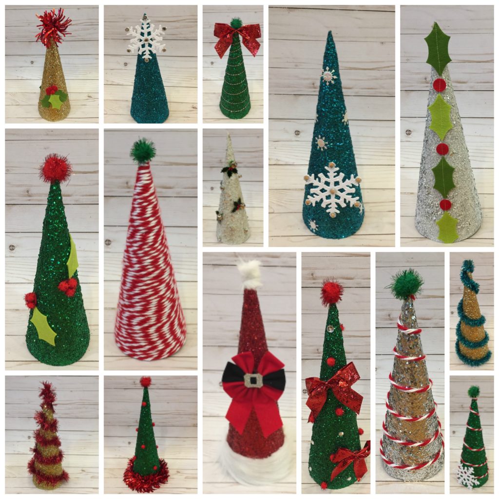 15 Cone Christmas Tree Designs to Make