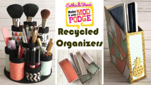 Craft Storage Box Makeovers with Mod Podge and Artbin - CATHIE