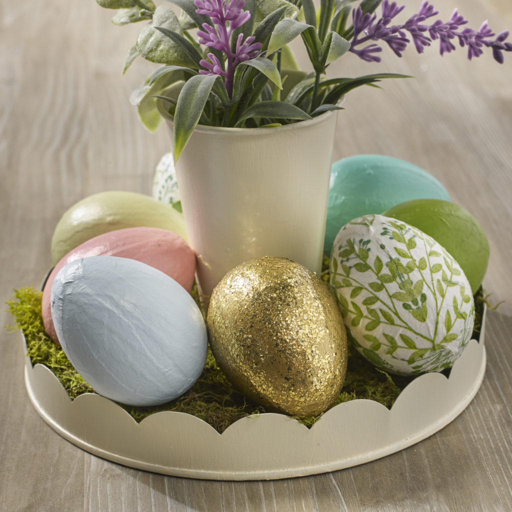 Napkin Decoupage Easter Eggs with Mod Podge - Cathie Filian & Steve ...