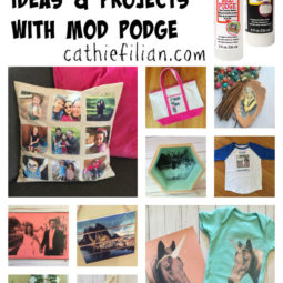 12+ Fabric Mod Podge Projects for Back to School Fashion and Dorm
