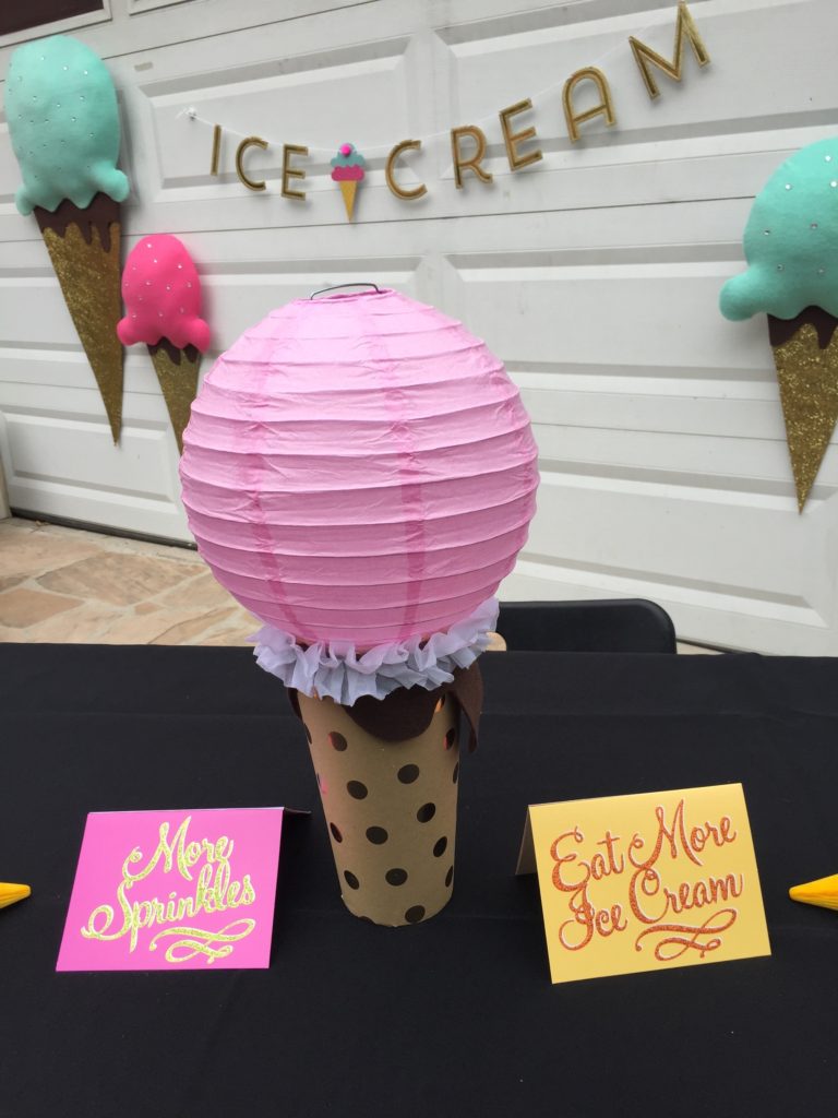 How To Make Ice Cream Party Centerpieces - CATHIE FILIAN's Handmade ...