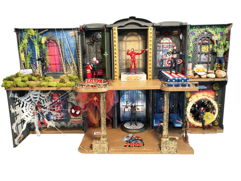 avengers doll house