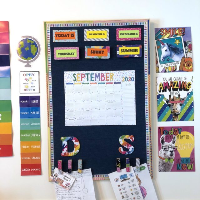 DIY Interactive School Organizer with Calendar and Art Clips - CATHIE ...