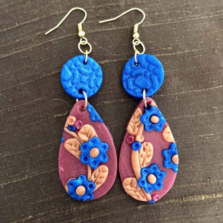 8 Polymer Clay Slabs and Earrings to Make with Sculpey Premo Metallics ...