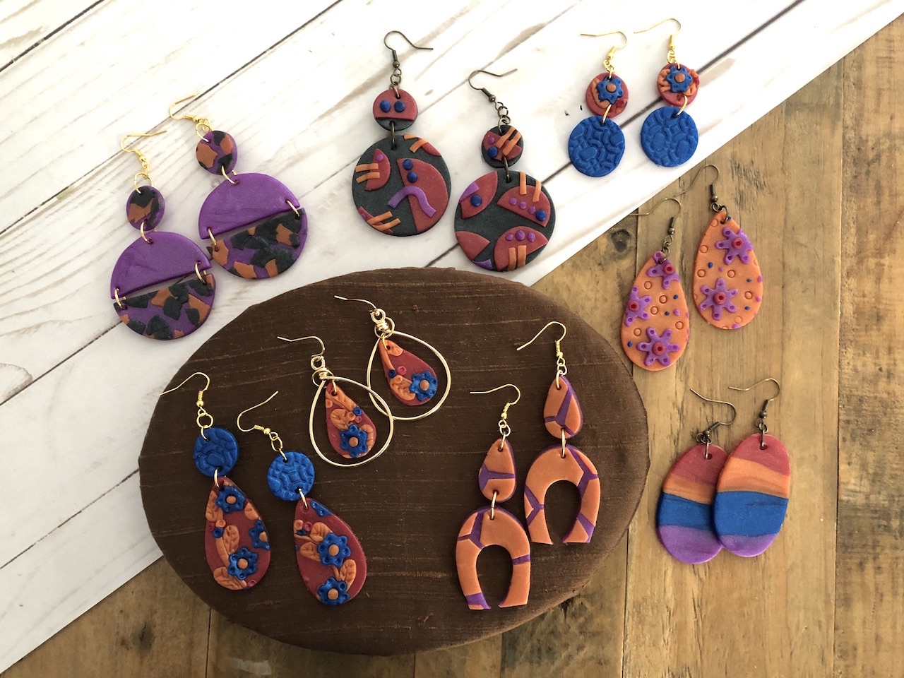 How to Make Polymer Clay Slabs with Sculpey Soufflé, plus Ideas for Scrap  Slab Clay Pendants Jewelry 