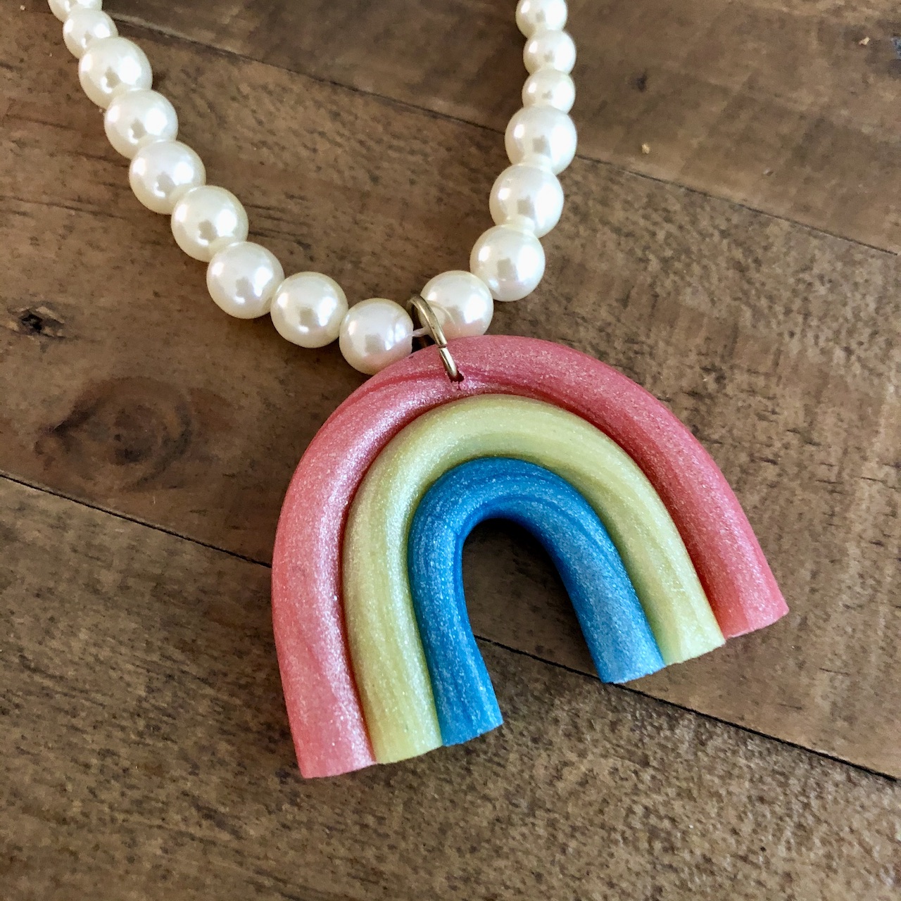 Easy Necklace Made Out of Clay - Happiness isCreating