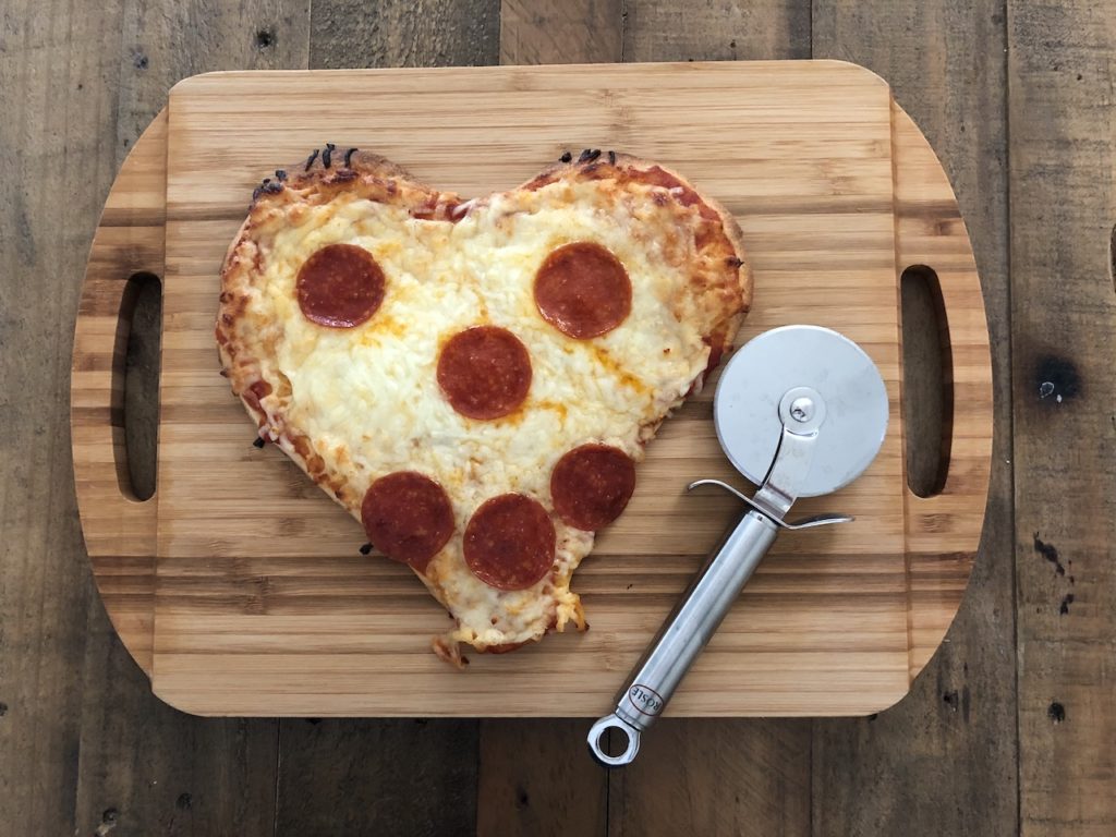Heart Shaped Pizza - I Heart Naptime