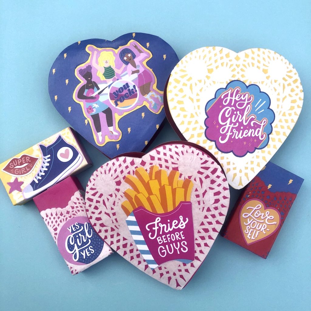 BFF Galentine's Day Candy Boxes with Damask Love Paper and Mod Podge Valentine's  Day Craft - CATHIE FILIAN's Handmade Happy Hour