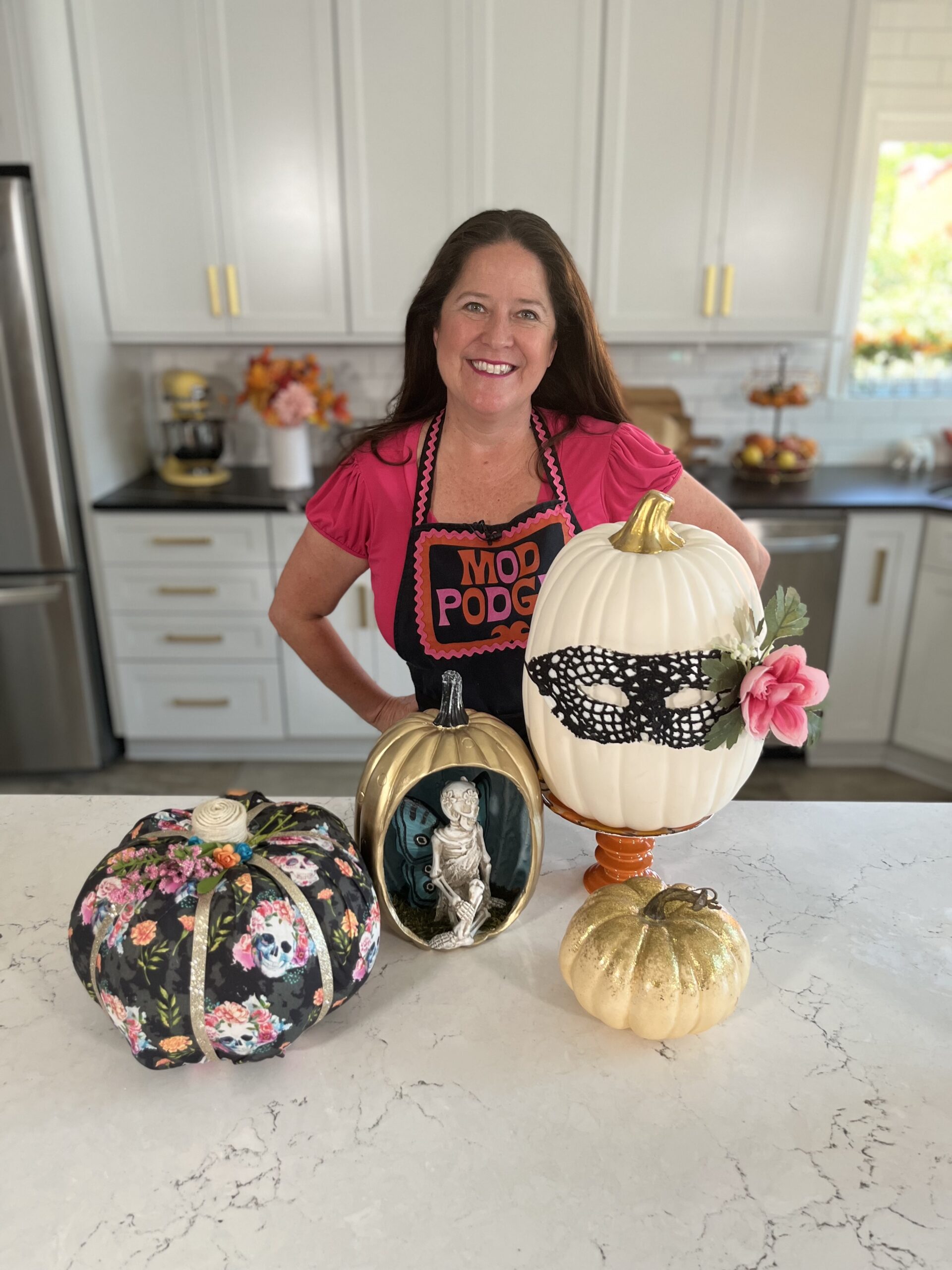 How to Cover Pumpkins with Fabric + Decorating Tips - CATHIE FILIAN's  Handmade Happy Hour