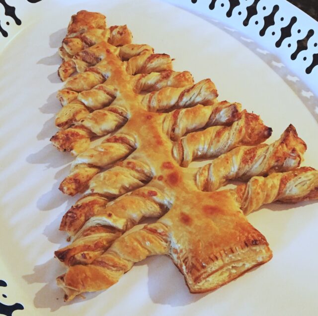 Puff Pastry Christmas Tree with Roasted Garlic - CATHIE FILIAN's ...