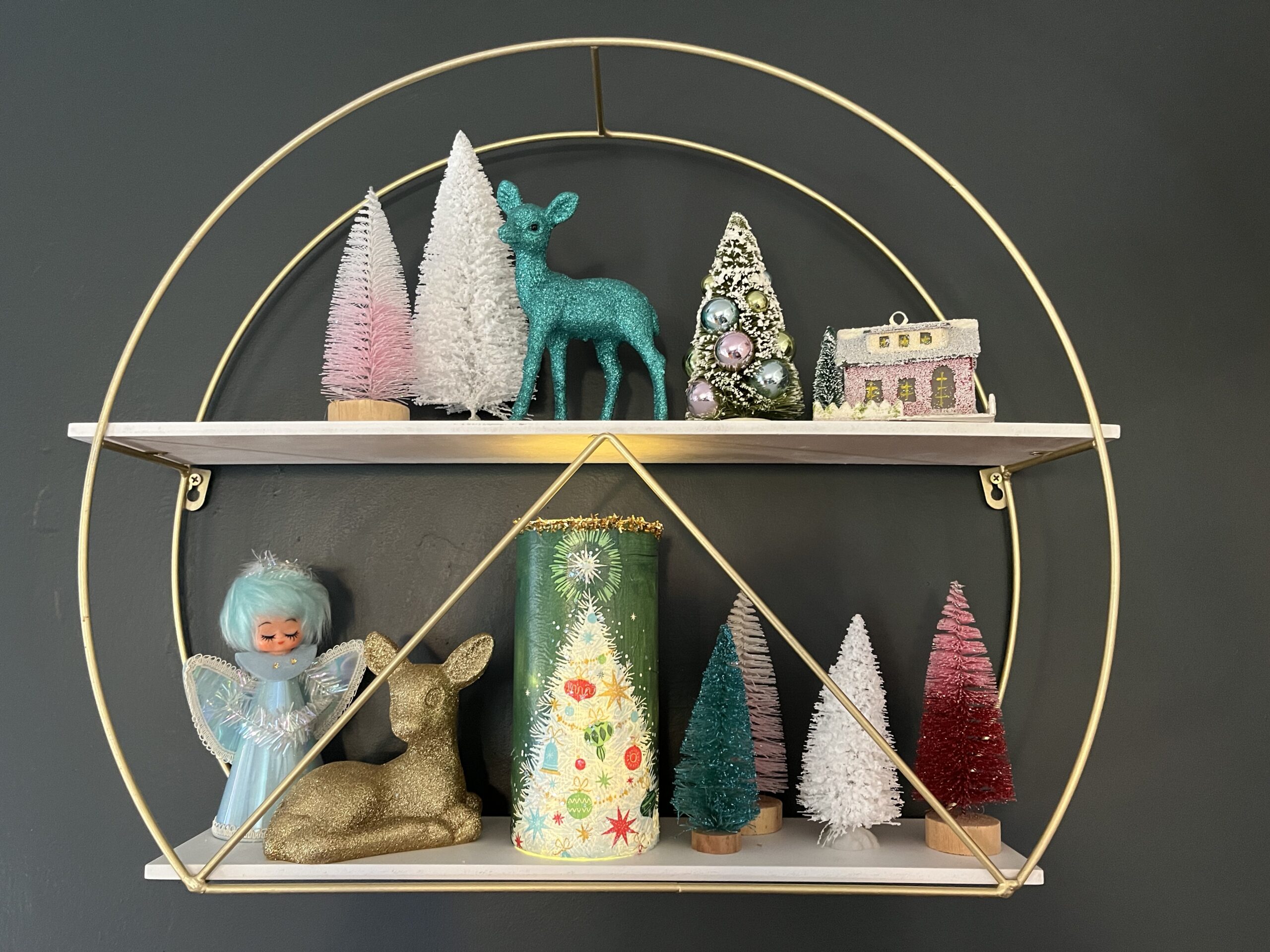 Clay Christmas Tree Luminaries