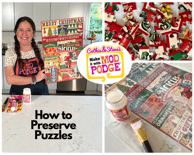 How To Glue Preserve Seal A Puzzle With Mod Podge CATHIE FILIAN S   Puzzle Saver Collage 640x512 